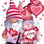 love, valentine's day color android application logo